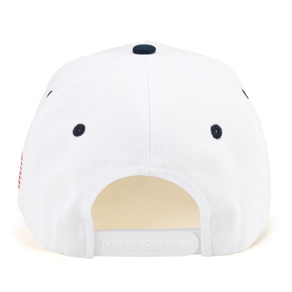 CC WHITE CROWN FLAG TRUCKER HAT