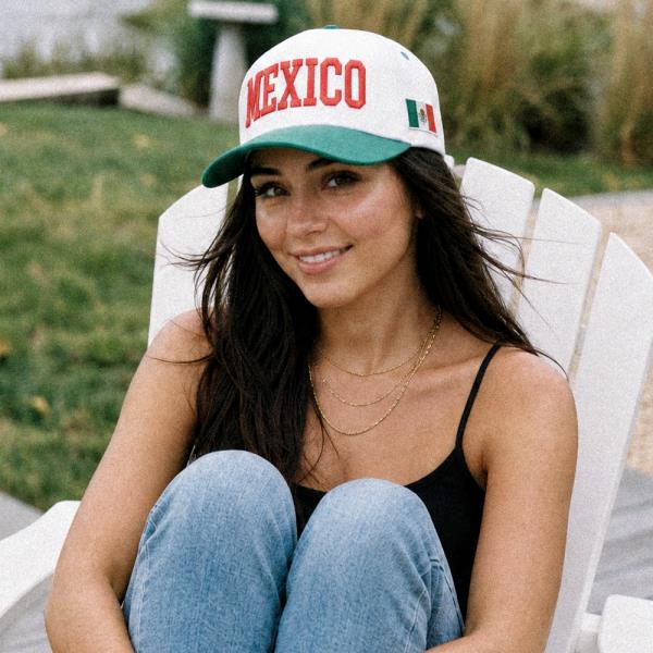 CC WHITE CROWN FLAG TRUCKER HAT