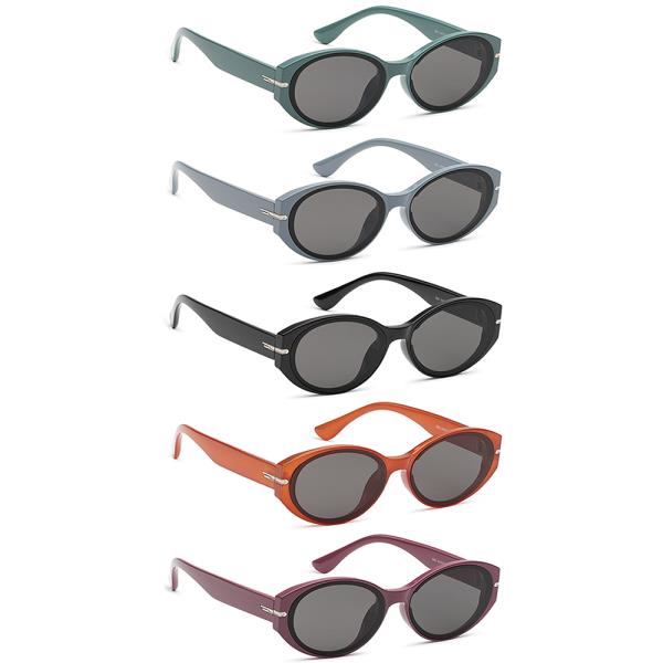 PLAIN OVAL SUNGLASSES 1DZ