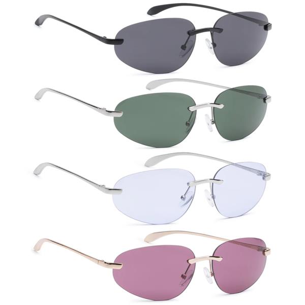 MODERN ROUND OVAL SUNGLASSES 1DZ