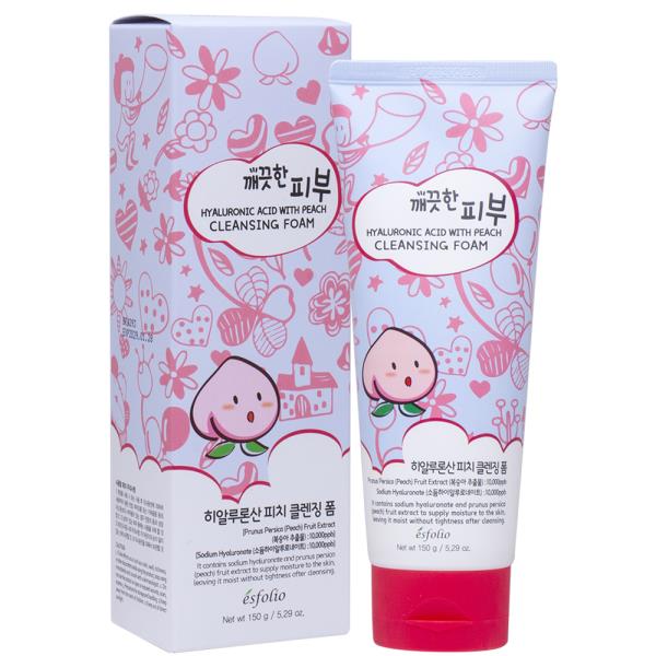 HYALURONIC ACID WITH PEACH CLEANSING FOAM