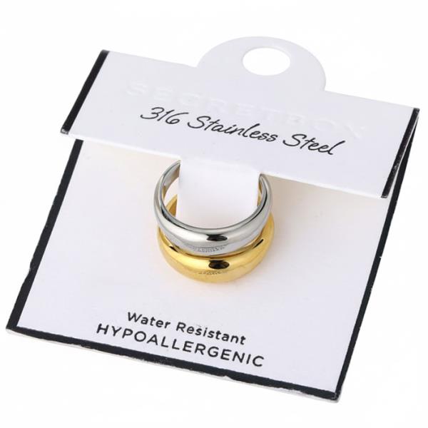 STAINLESS STEEL TWO TONE RING