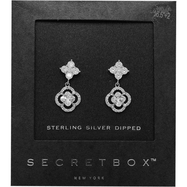 SECRET BOX CZ EARRING