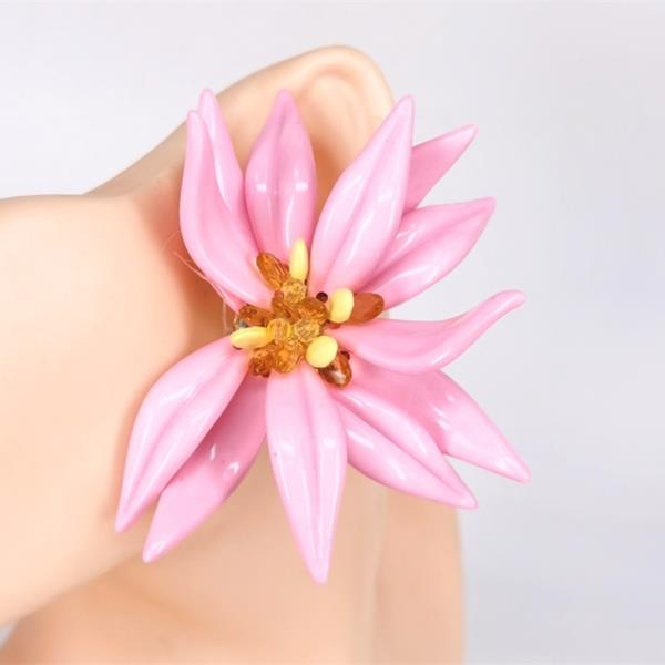 FLOWER STATEMENT EARRING