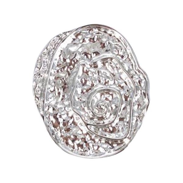 TEXTURED OVAL BROOCH