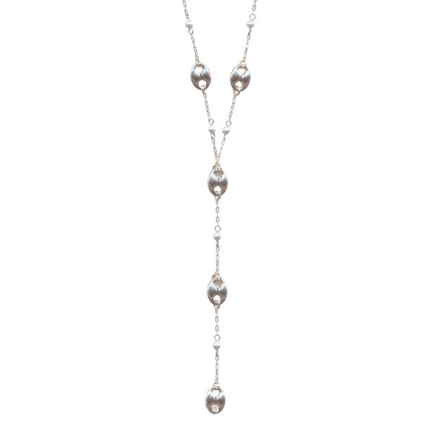 PEARL Y LARIAT NECKLACE