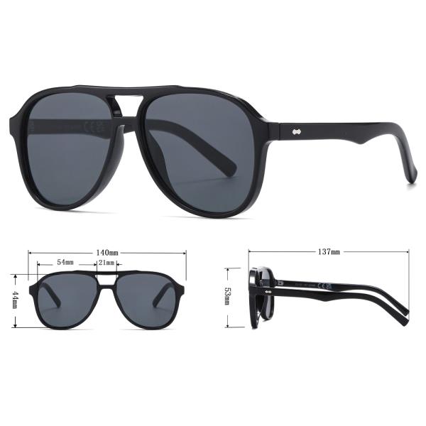 MODERN AVIATORS SHAPED SUNGLASSES 1DZ
