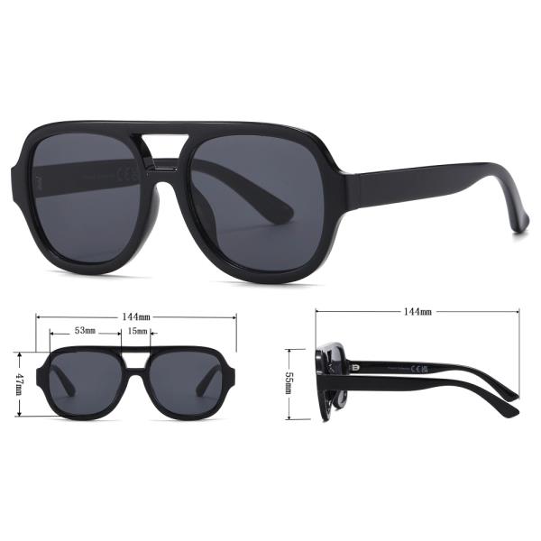 ROUND SQUARE SUNGLASSES 1DZ