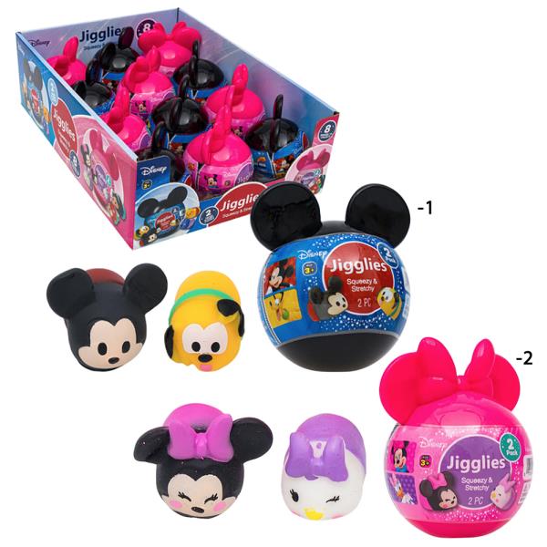 DISNEY JIGGLIES SQUEEZY AND STRETCHY TOYS