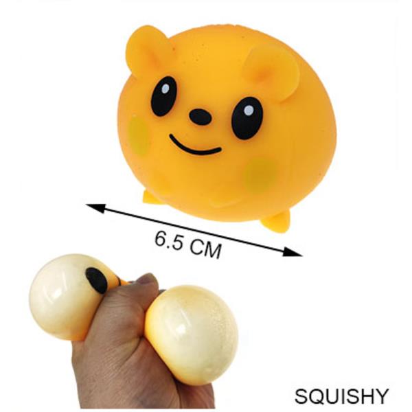 CUTE ANIMAL SMILE FACE SQUISHY SQUEEZE TOY (12 UNITS)