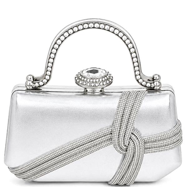 EMBELLISHED RHINESTONE CRYSTAL DESIGN EVENING BAG