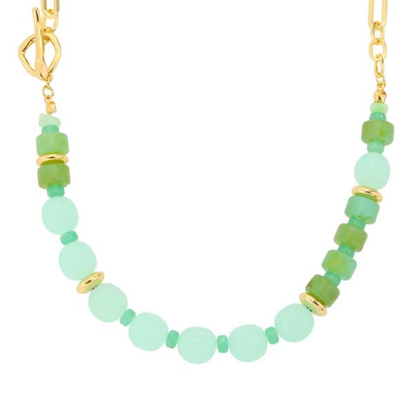 MARBLED TOGGLE NECKLACE