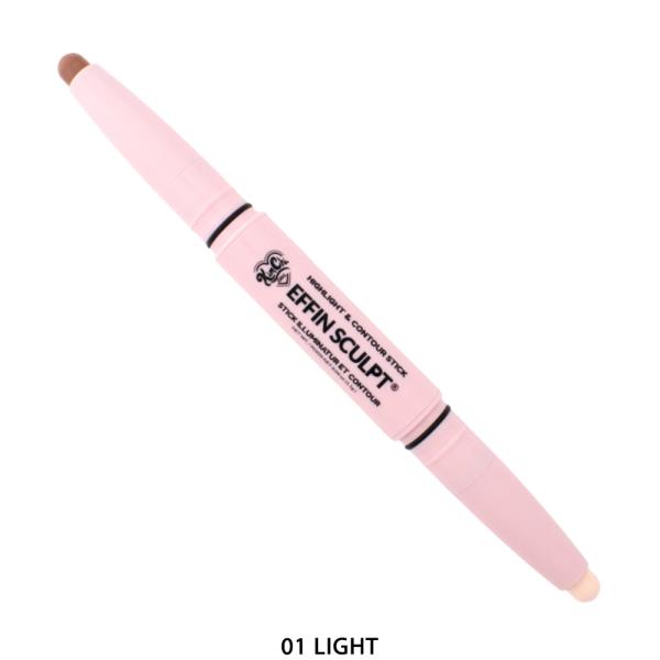 KIMCHICHIC BEAUTY EFFIN SCULPT DUAL ENDED HIGHLIGHT AND CONTOUR STICK