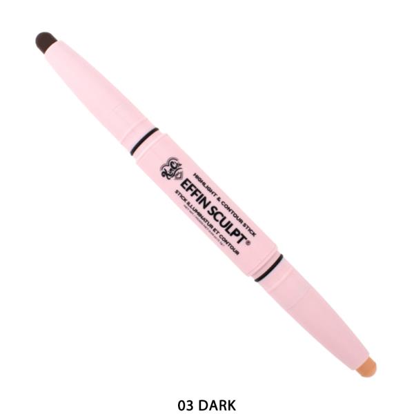 KIMCHICHIC BEAUTY EFFIN SCULPT DUAL ENDED HIGHLIGHT AND CONTOUR STICK