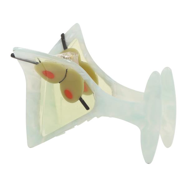 MARTINI COCKTAIL HAIR CLAW CLIP