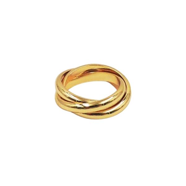 18K CROSSOVER RING