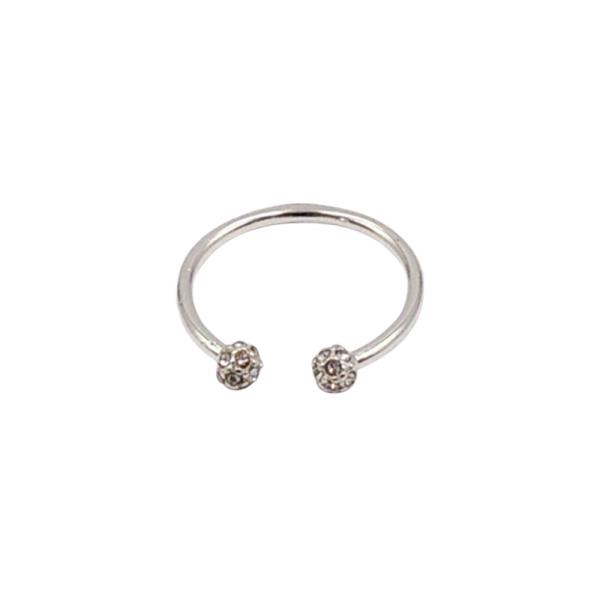 PAVE BALL OPEN RING