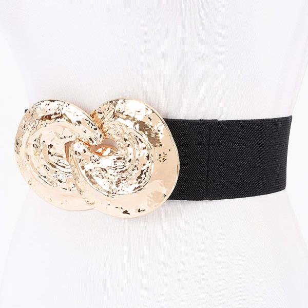 METAL BUCKLE STRETCH BELT