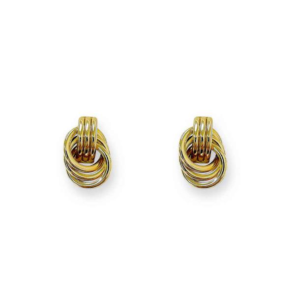 METAL KNOT EARRING