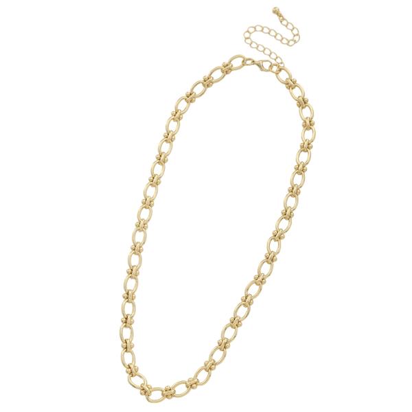 METAL CHAIN LINK NECKLACE