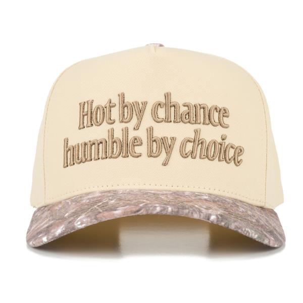 CC HOT BY CHANCE HUMBLE BY CHOICE TRUCKER HAT