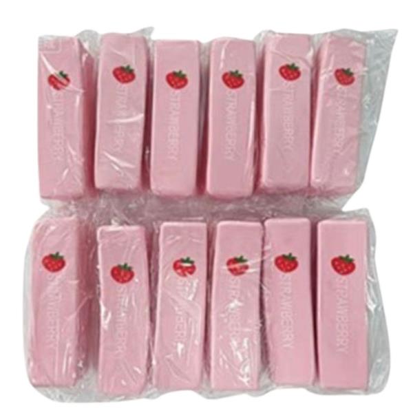 STRAWBERRY SUPPER SOFT SQUISHY SQUEEZE TOY (12 UNITS)