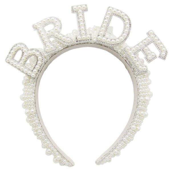 RHINESTONE BRIDE HEADBAND