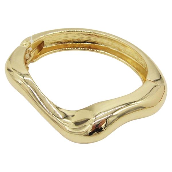 METAL WAVY HINGE BRACELET