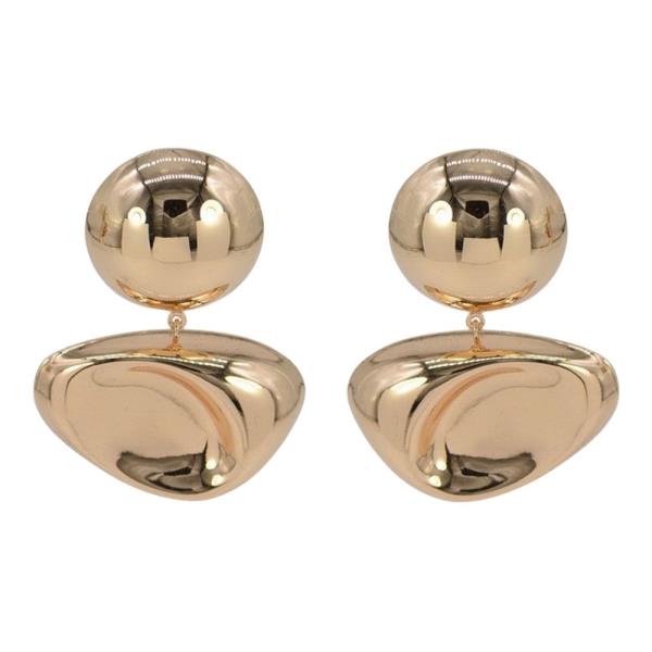METAL BALL DROP EARRING