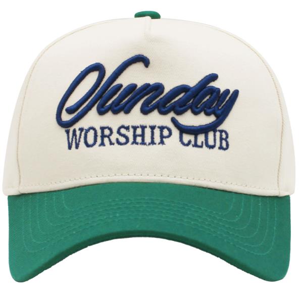 SUNDAY EMBROIDERY BASEBALL CAP