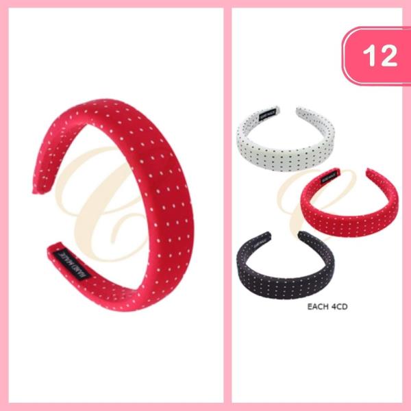 POLKA DOT HEADBAND (12 UNITS)