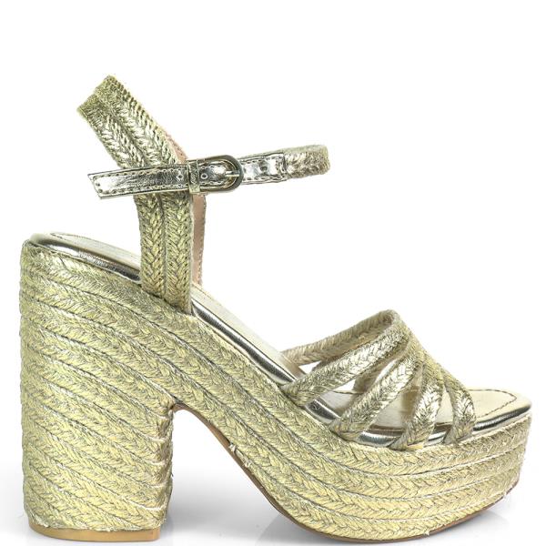 ESPADRILL PLATFORMED HEEL