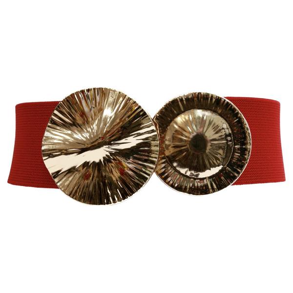 PLUS SIZE METAL DOUBLE DISC ELASTIC BELT