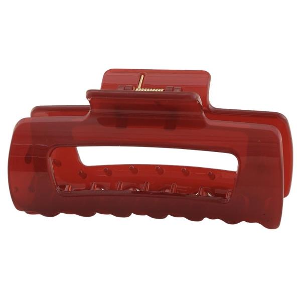 RESIN RECTANGLE CLAW HAIR CLIP