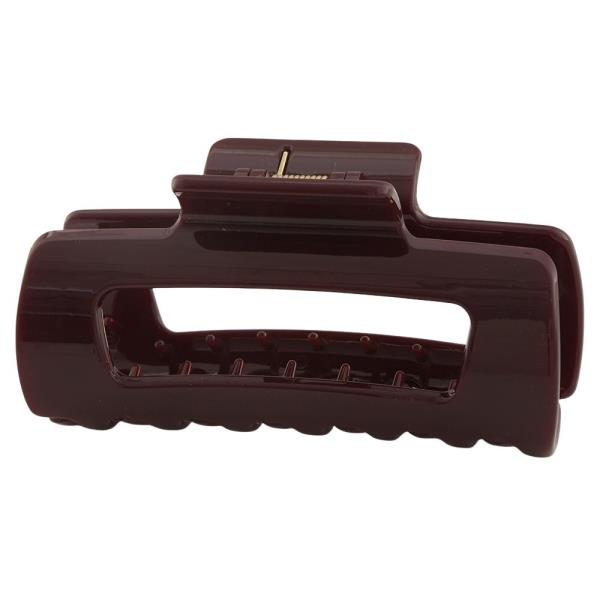 RESIN RECTANGLE CLAW HAIR CLIP