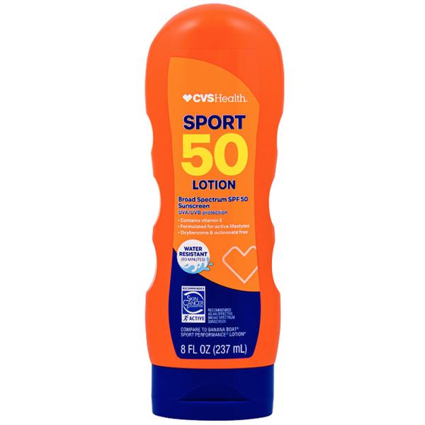 CVS HEALTH SPORT 50 SPF SUNSCREEN LOTION