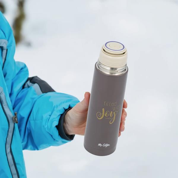 MR COFFEE STAINLESS STEEL THERMAL TRAVEL BOTTLES