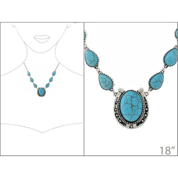 WESTERN HANDSTONE NECKLACE