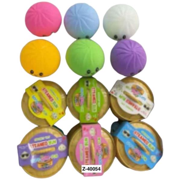 DUMPLING SQUISHY SQUEEZE TOY (12 UNITS)