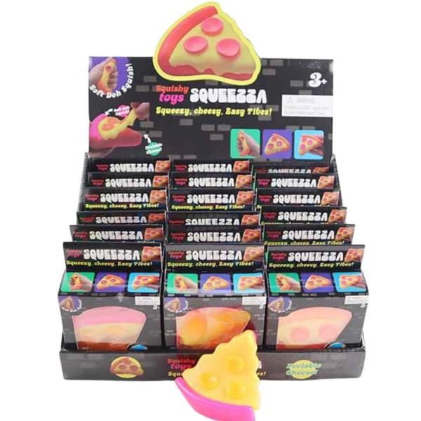 ETA-6/25 PIZZA SQUISHY SQUEEZE  TOY