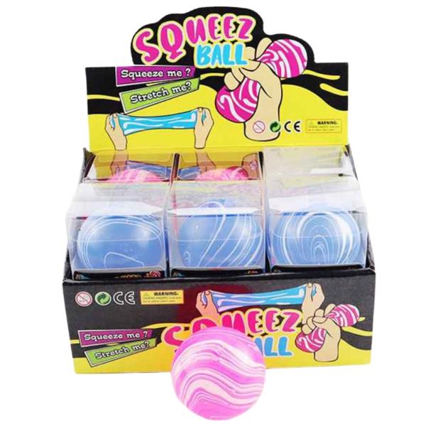 ETA-6/25 SWIRL ROUND BALL SQUEEZE SQUISHY TOY