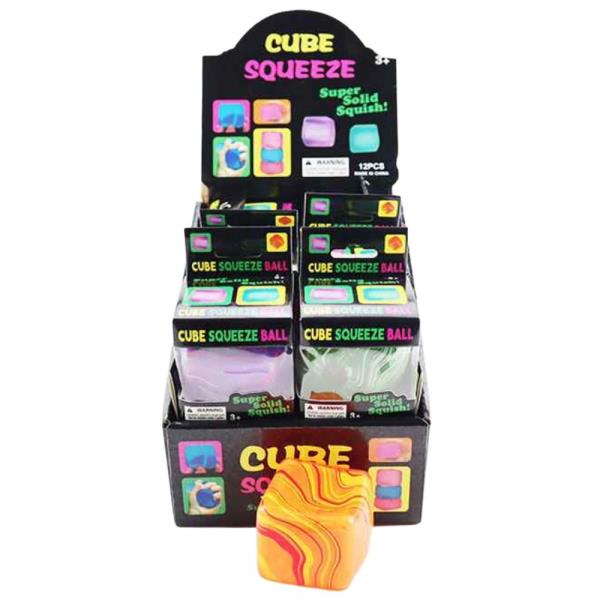 ETA-6/25 SWIRL CUBE SQUEEZE SQUISHY TOY