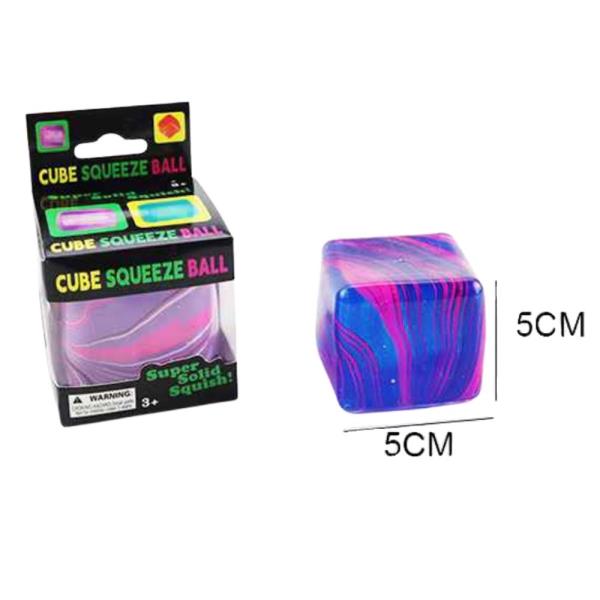 ETA-6/25 SWIRL CUBE SQUEEZE SQUISHY TOY