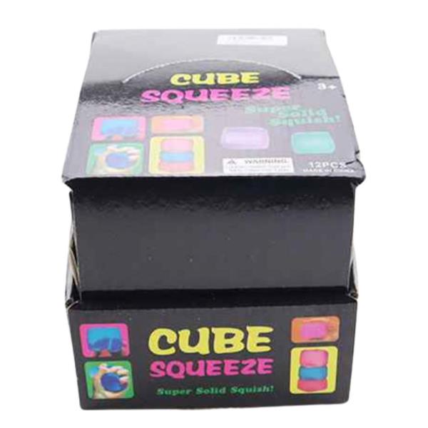 ETA-6/25 GLITTER CUBE SQUEEZE SQUISHY TOY
