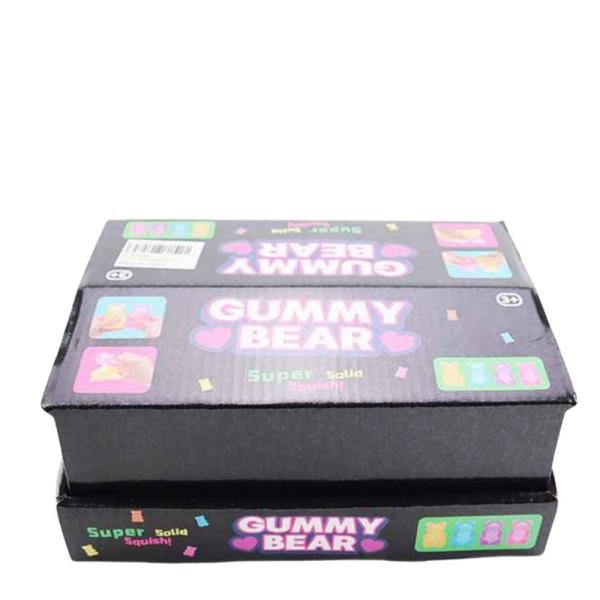 ETA-6/25 GLITTER TEDDY BEAR SQUISHY TOY