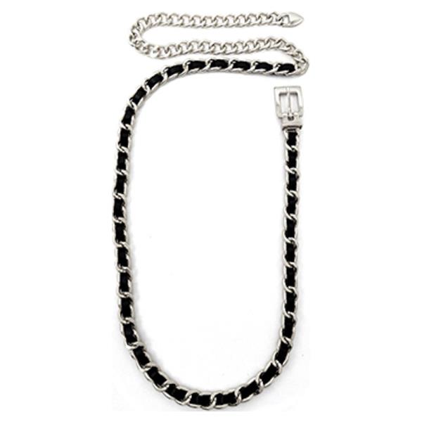 BLACK CHAIN BELT