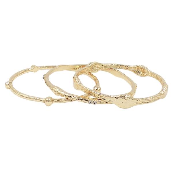 3PCS DOT STATION BANGLE SET