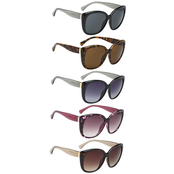 CHIC ROUND CAT EYE SUNGLASSES 1DZ