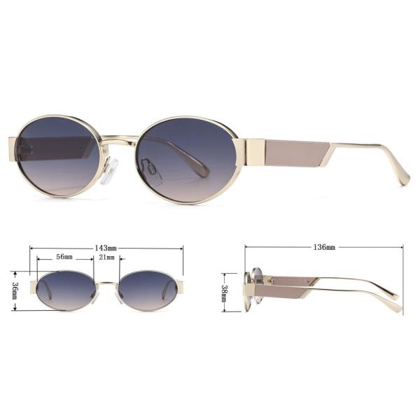 OVAL SUNGLASSES 1DZ