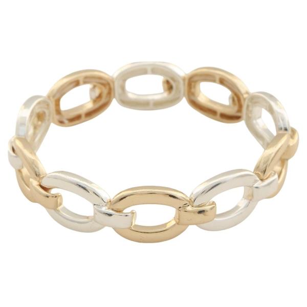 METAL LINKED CHAIN BRACELET